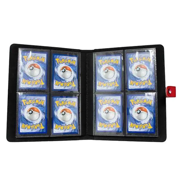 Ultra Pro: Pokemon 4-Pocket Premium Red Snap Binder
