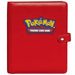 Ultra Pro: Pokemon 4-Pocket Premium Red Snap Binder