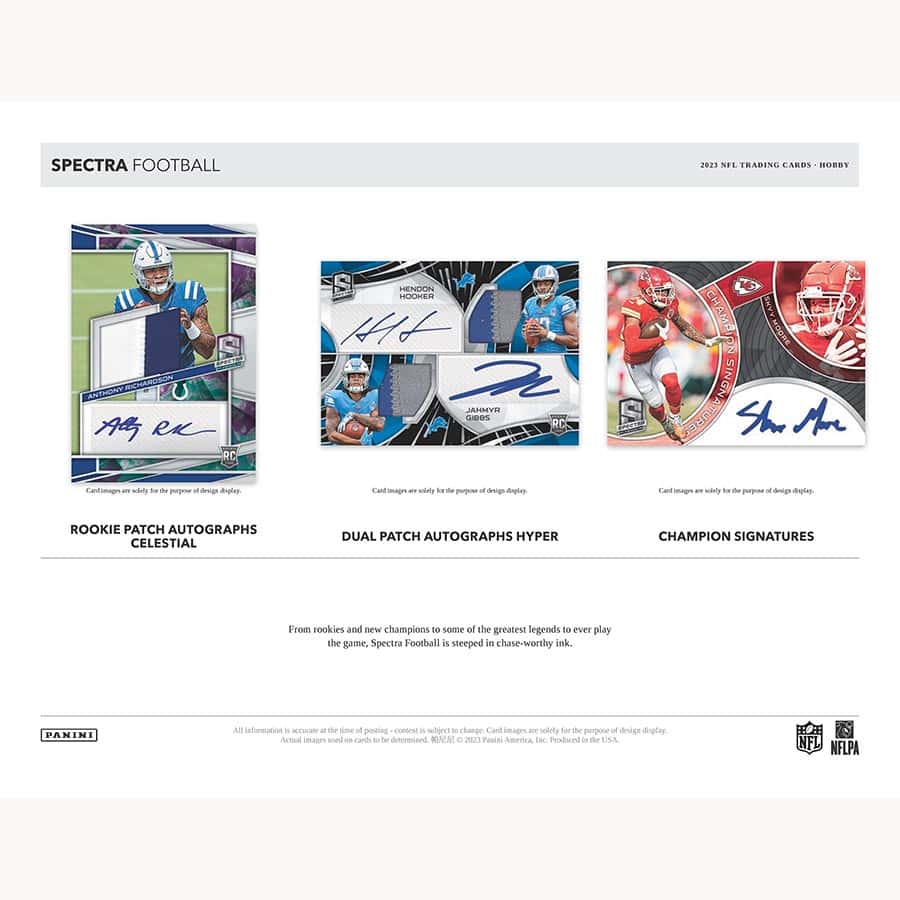 Panini Spectra NFL Football 2023 - Hobby Box