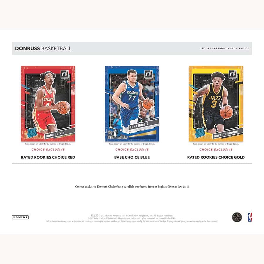 Panini Donruss NBA Basketball 2023/24 - Choice Hobby Box