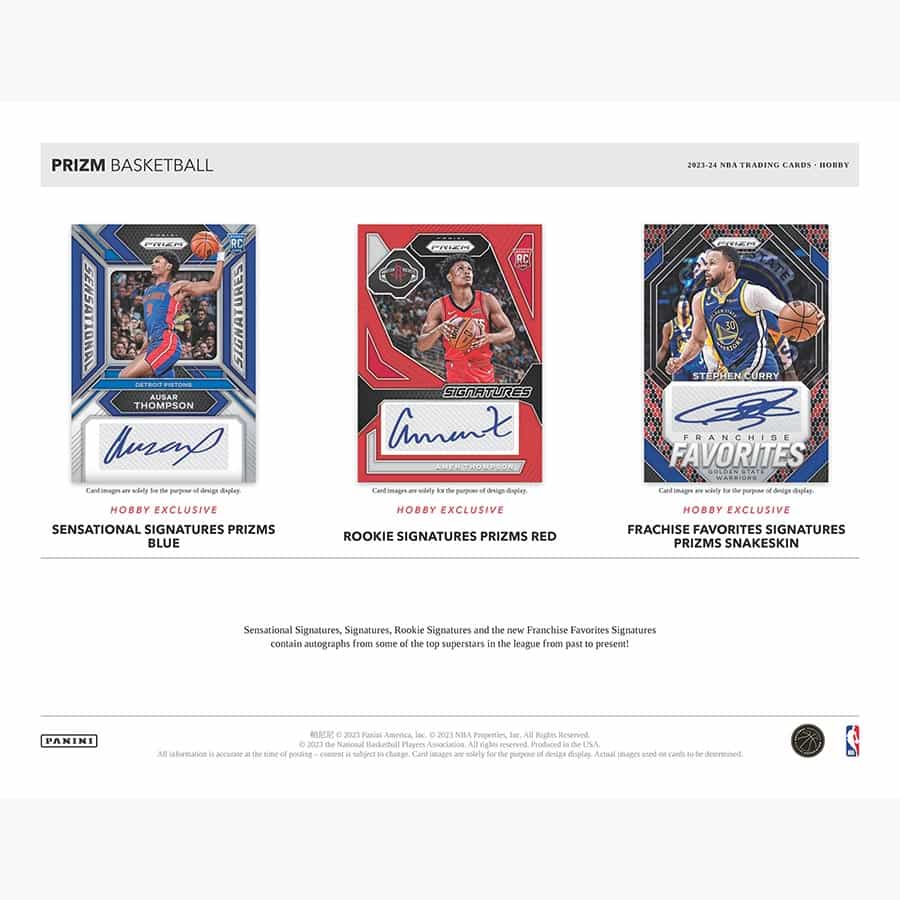 Panini Prizm NBA Basketball 2023/24 - Hobby Box